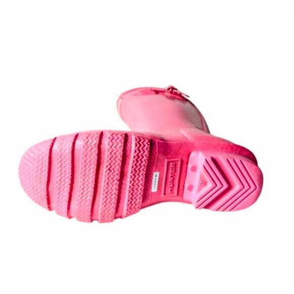 HUNTER Original Pink Glitter Rain Boot Size 2 - Picture 7 of 7
